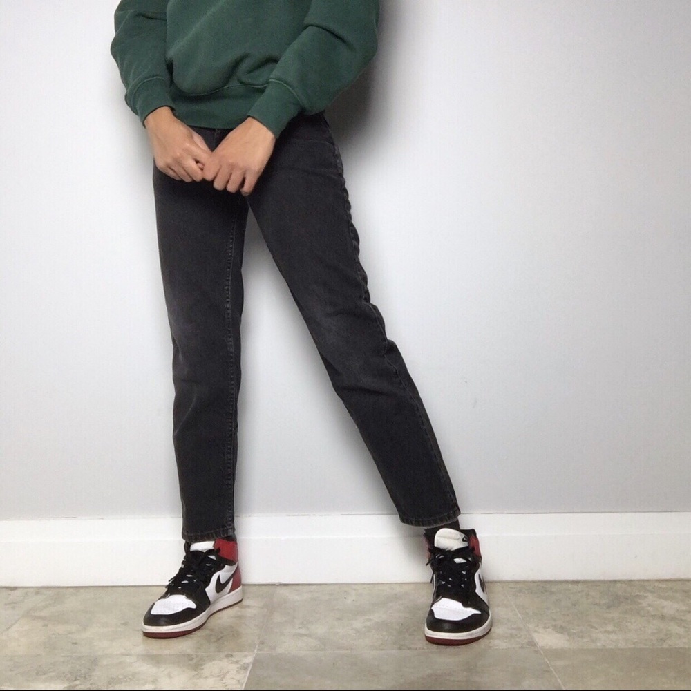 SOLD! Vintage Riders High Rise Jeans Black 22” Waist - Picture 3 of 16